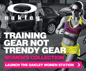 Training Gear Not Trendy Gear. Woman's Collection. Launch Teh Oakley Women Station